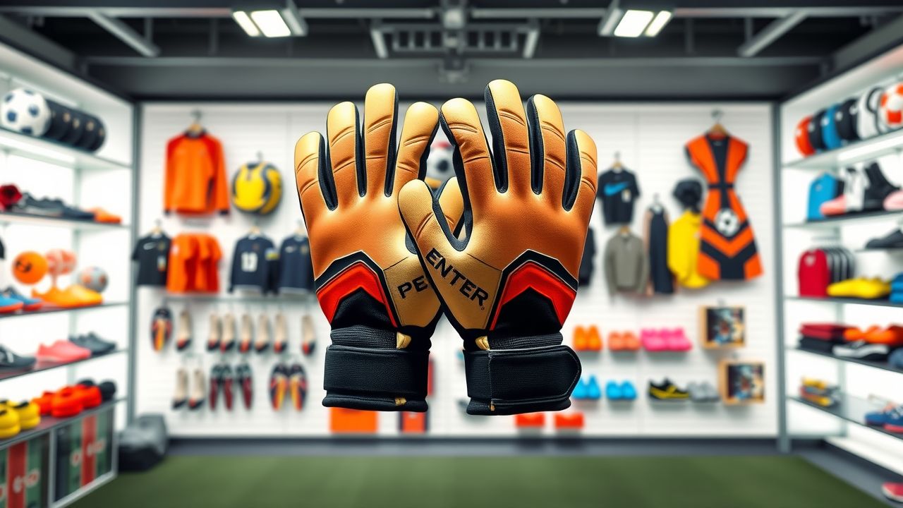 Voetbal winkel keepershandschoenen: Kwaliteit gegarandeerd